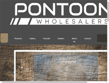 Tablet Screenshot of pontoonwholesalers.com